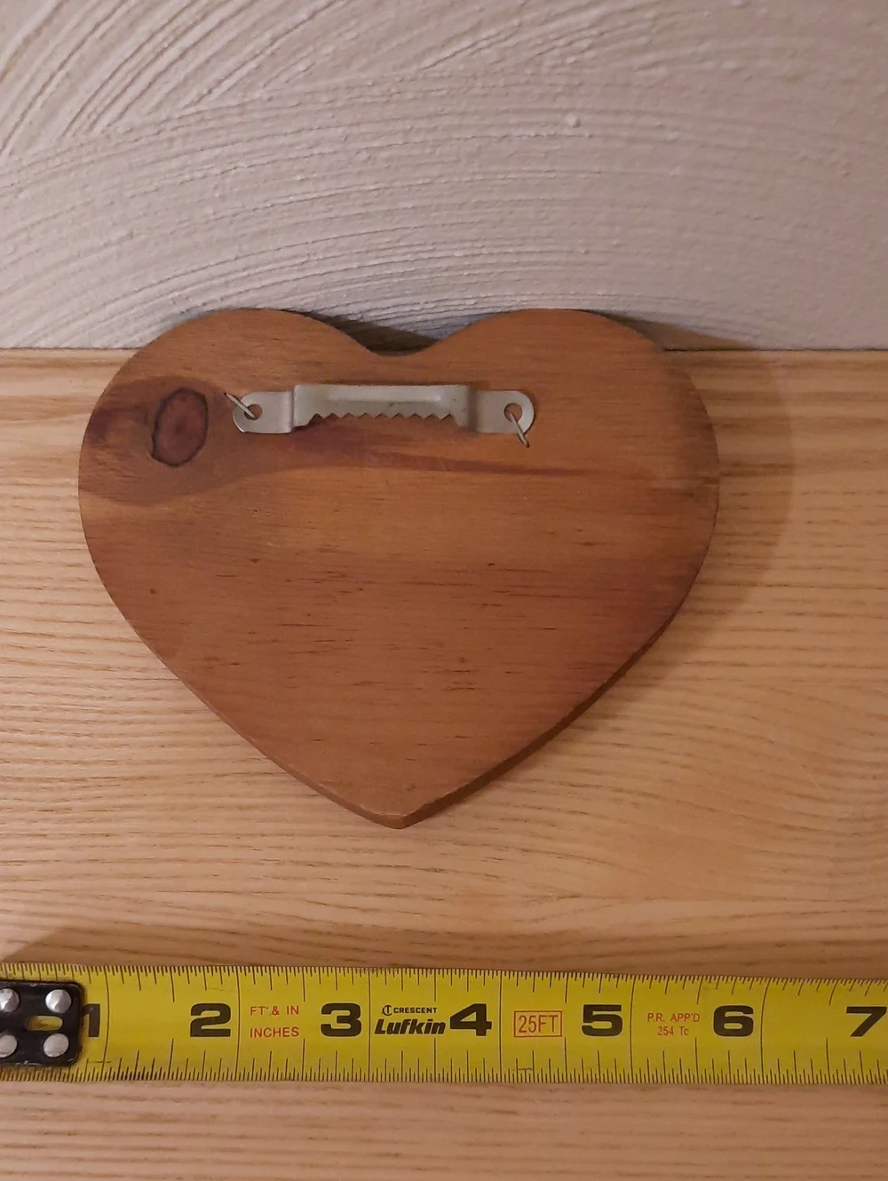 Vintage HOMCO 1980's Blue Country Home Sweet Home Wooden Hearts
